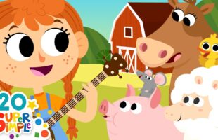 Fun Farm Animal Sounds Song for Kids | The Animals On The Farm (Remake)