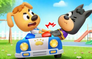 Little Labrador and Little Dobie | Sharing is Caring | Best Friend Moments | Sheriff Labrador
