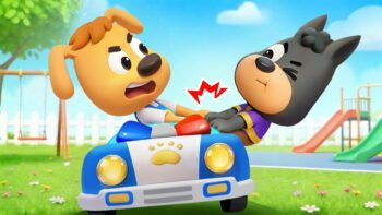 Little Labrador and Little Dobie | Sharing is Caring | Best Friend Moments | Sheriff Labrador