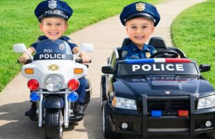 Sidewalk Cops Littering Boy Lesson 🚔 | Fun Kids Video About Responsibility