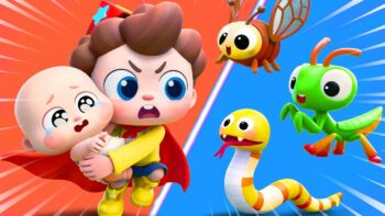 Superhero Kids Catch the Bugs | Fun Nursery Rhymes for Learning Bravery
